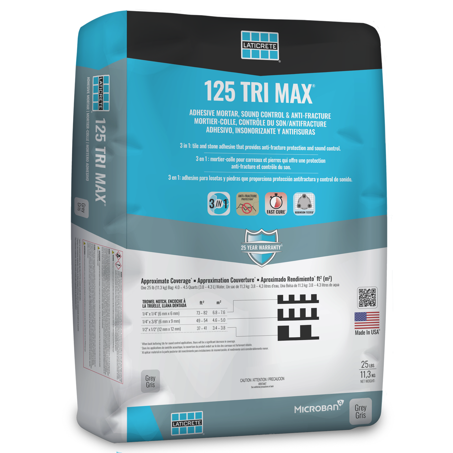 125 TRI MAX Acoustical & Crack Isolation Adhesive 11.4kg