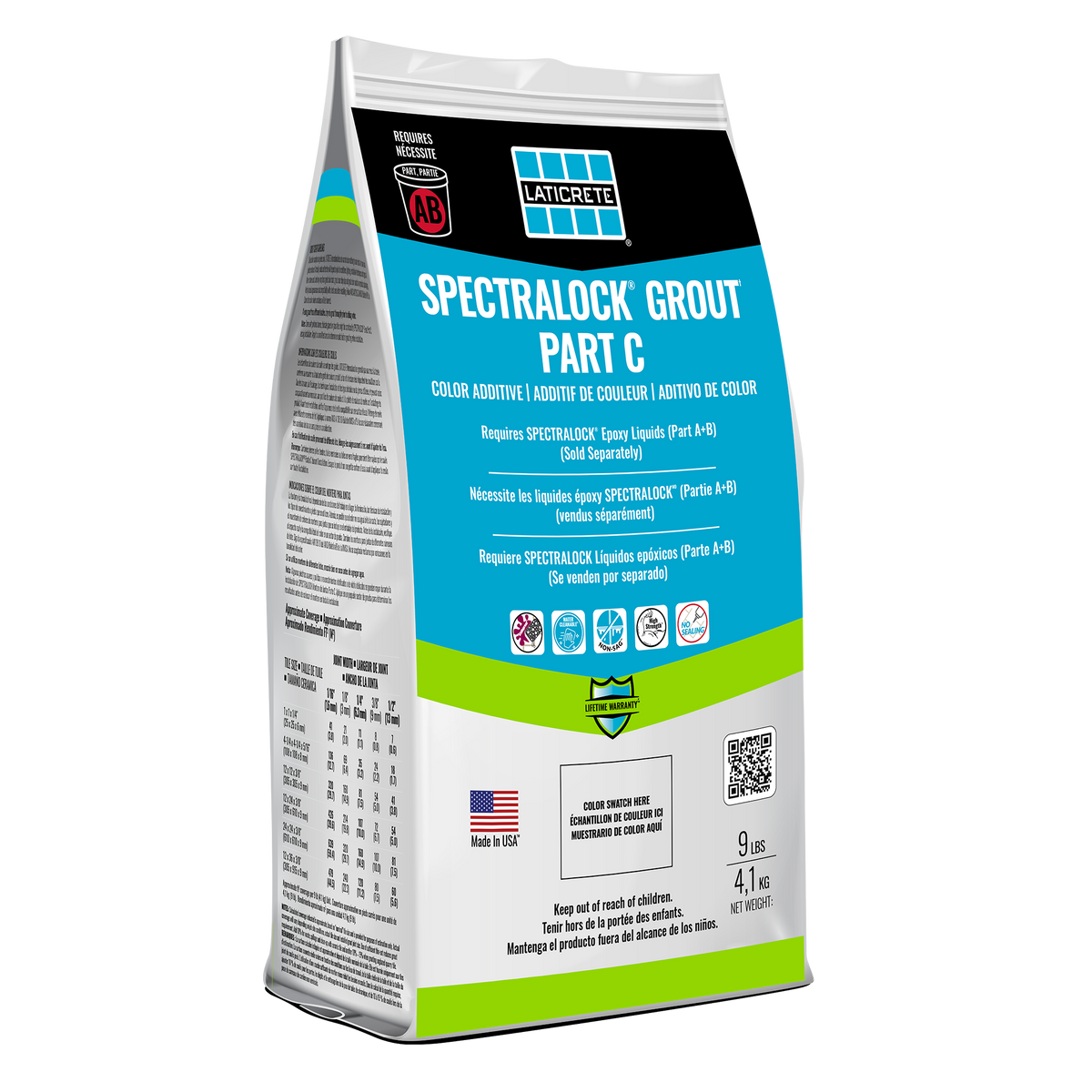 SPECTRALOCK PRO Premium Grout - Part C Colour Powder