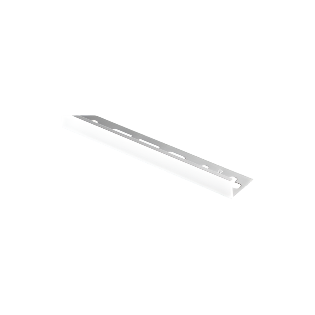 Tile Trim Polished White 12mm