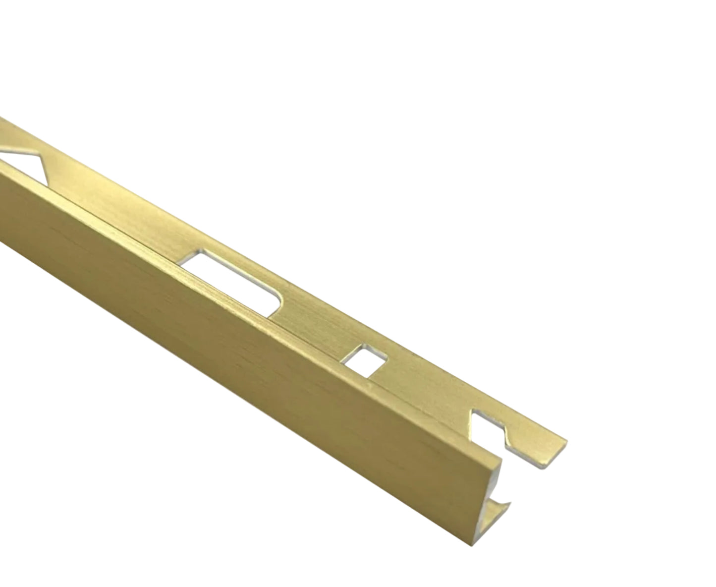 Tile Trim Brushed Gold 8-15mm