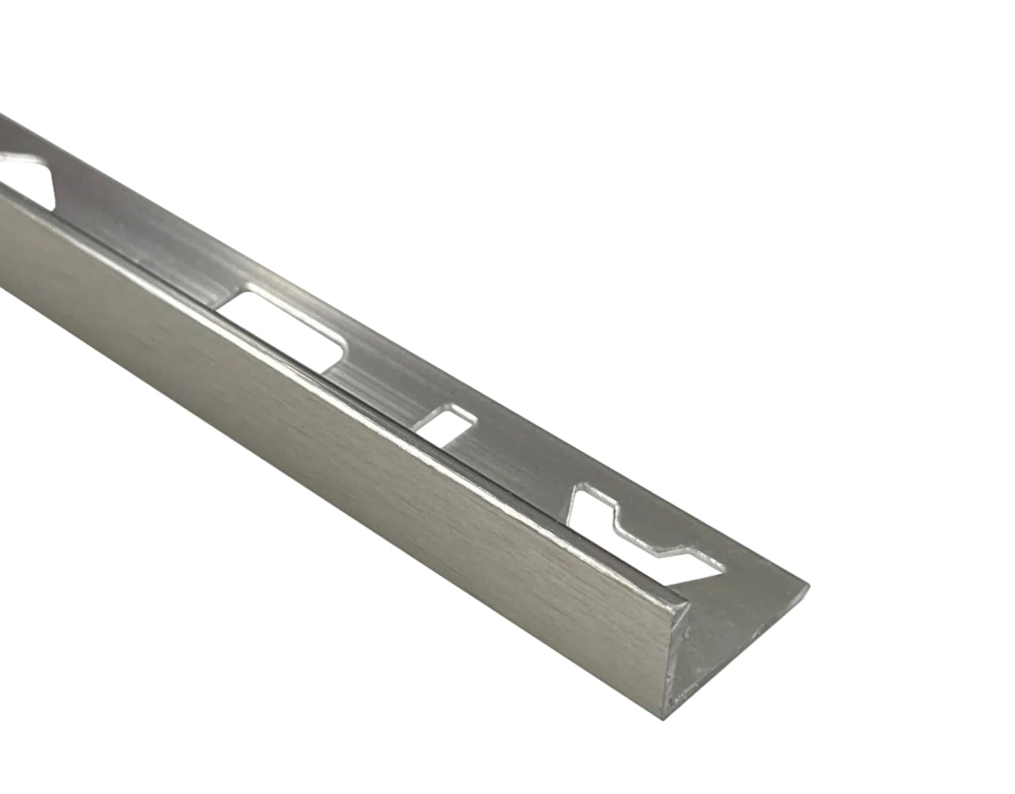 Tile Trim Brushed Nickel 8-15mm