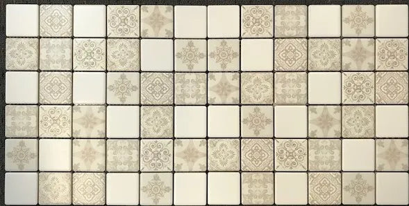 Chateau Fleur Beige Mosaic 30X30cm | sheet