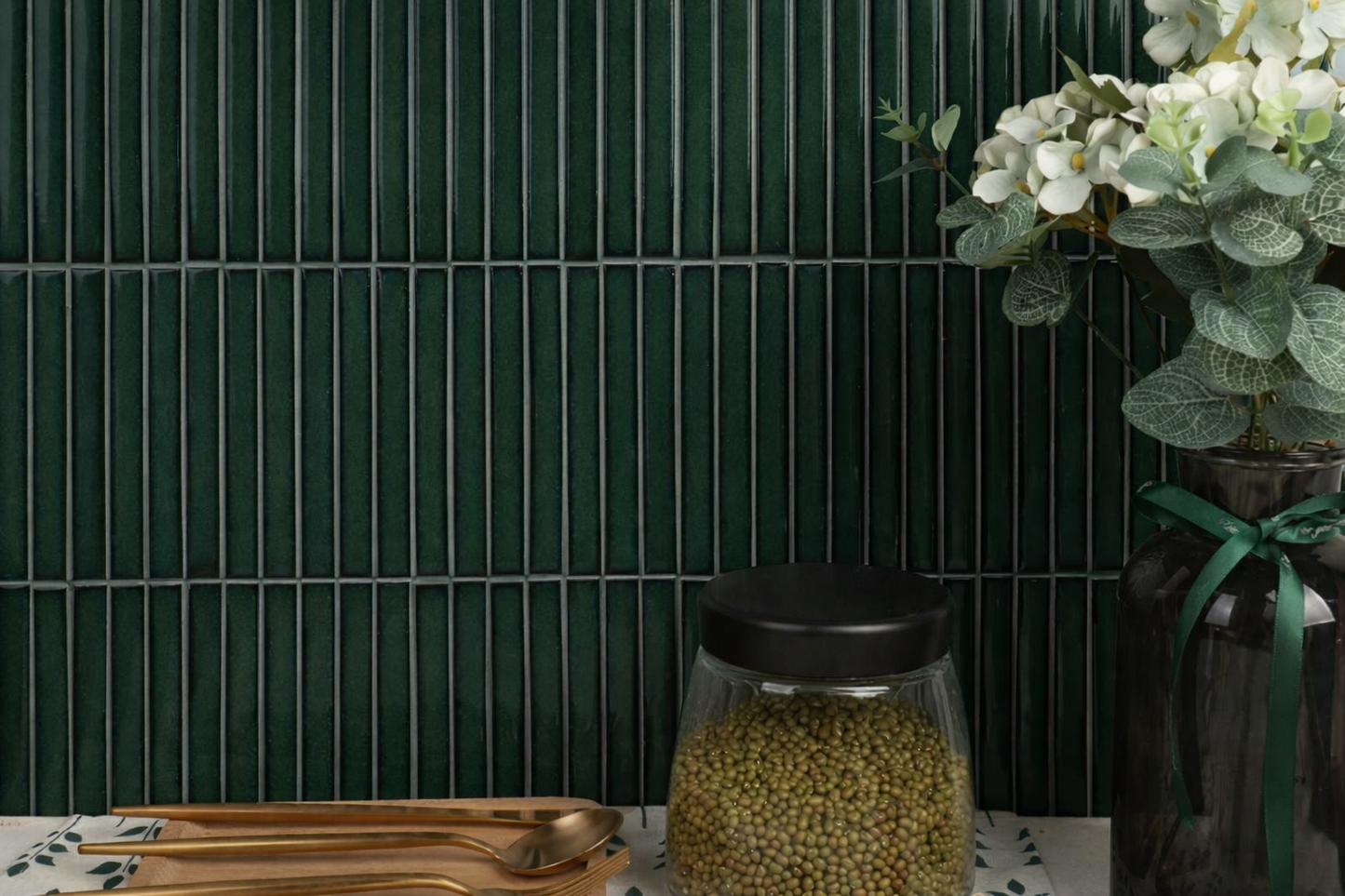 Artisan Mosaics Deep Green | Sheet