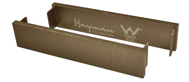 Aluminium Drain End Caps (2pc)