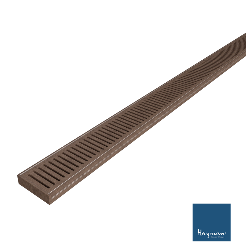 Hayman Aluminium Drain Grate 3m X 100mmX 14mm