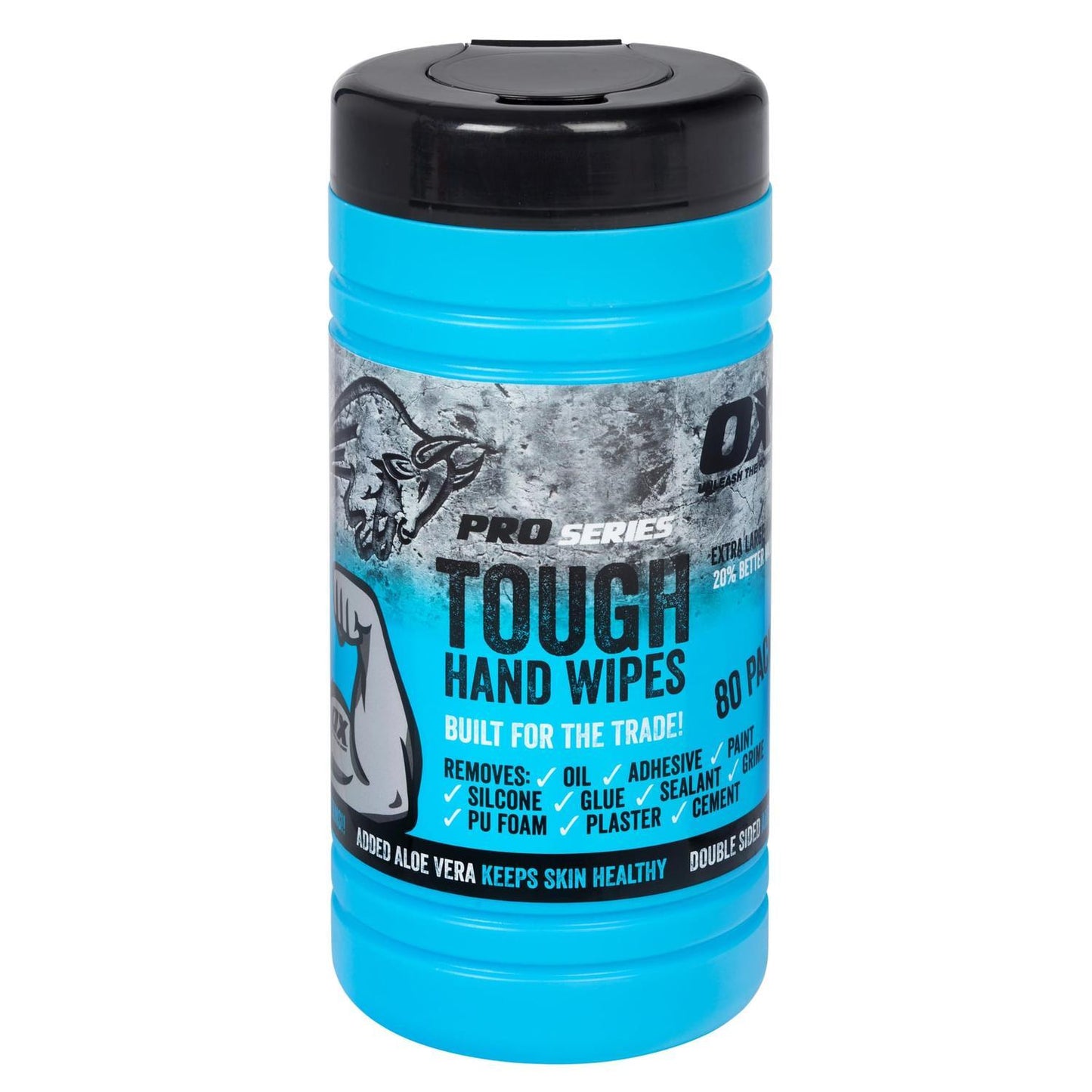 Ox Tough Hand Wipes 80 Sheets