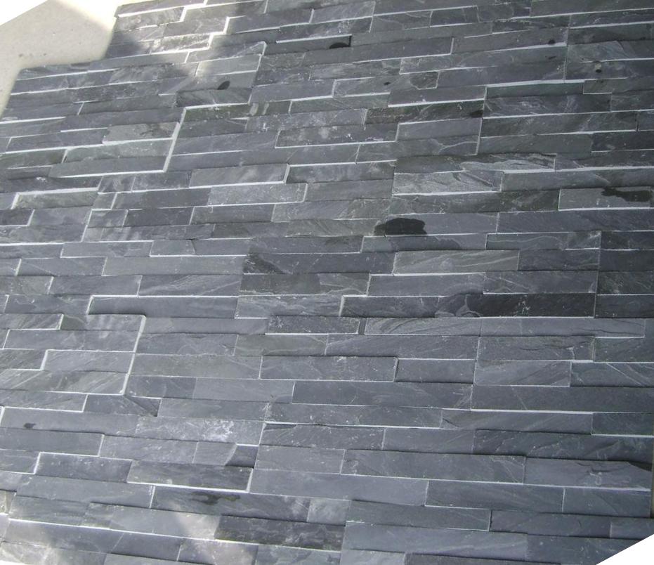 T-Stone Slate Wall Panel Black 15x60x1.5cm