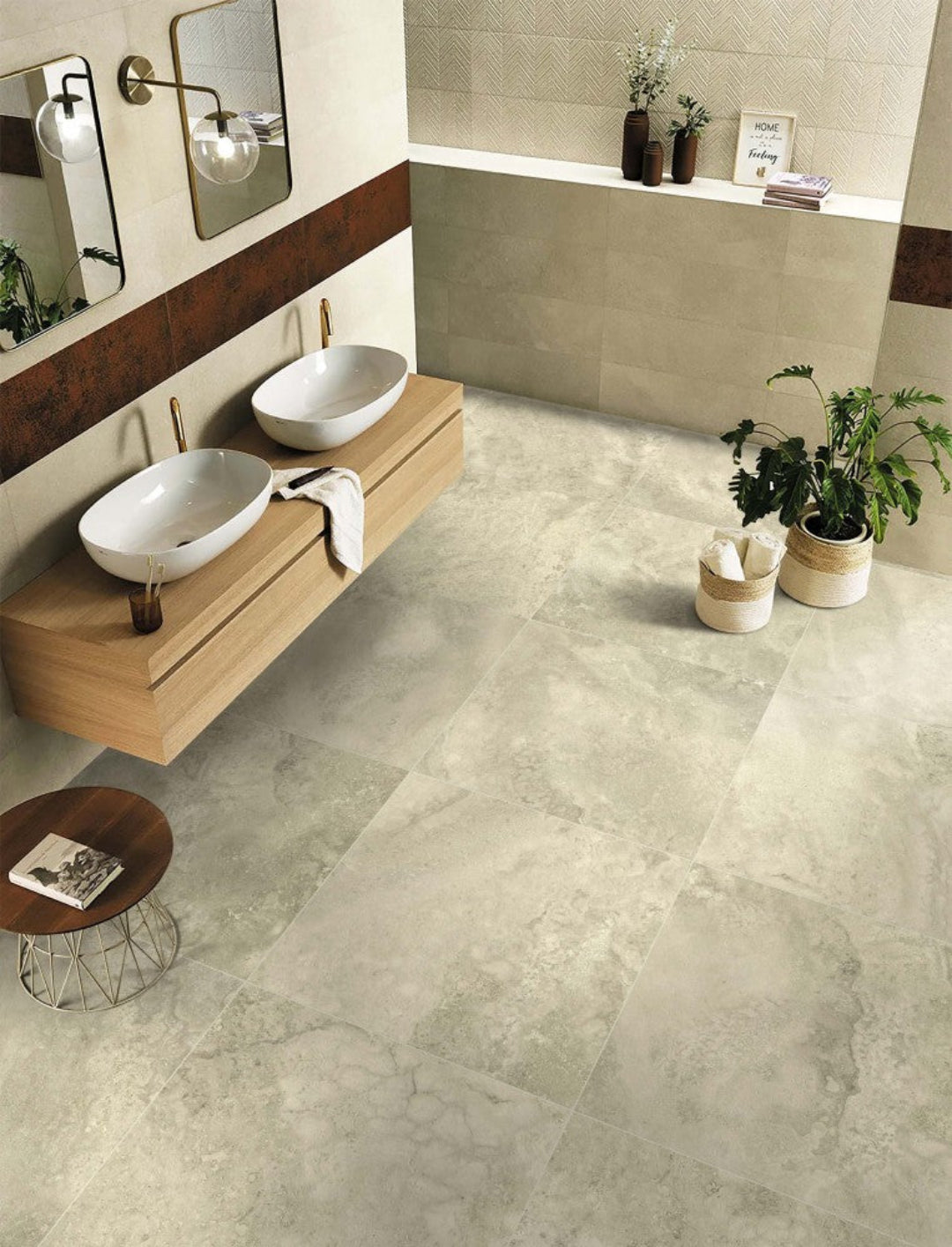 Vatican Cross Cut Gold MICROTEC 60x60cm | m²