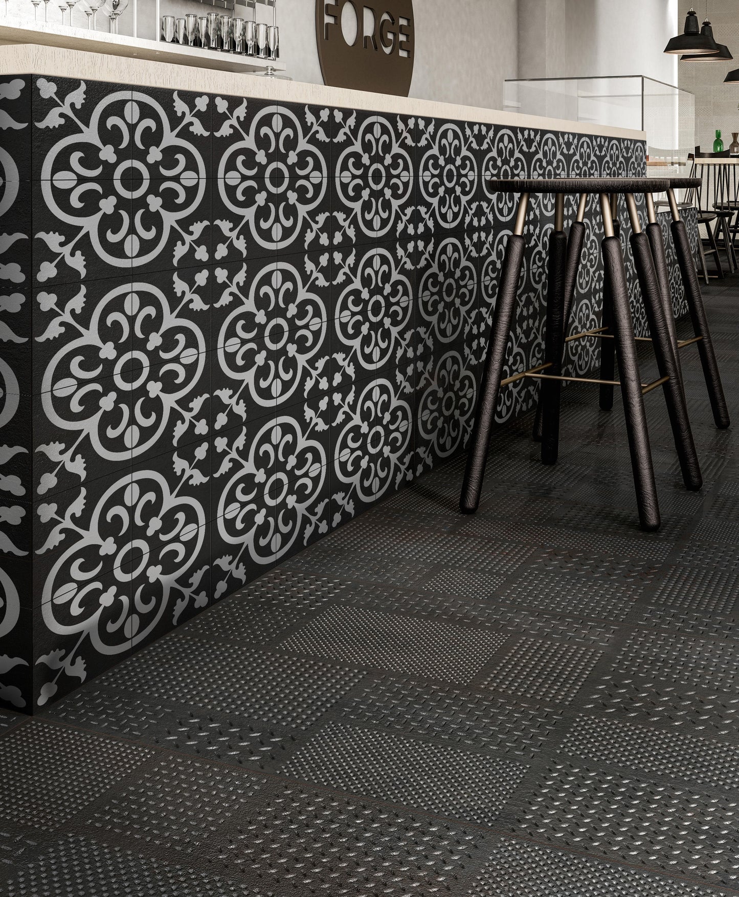Fleur Black Decor | m²