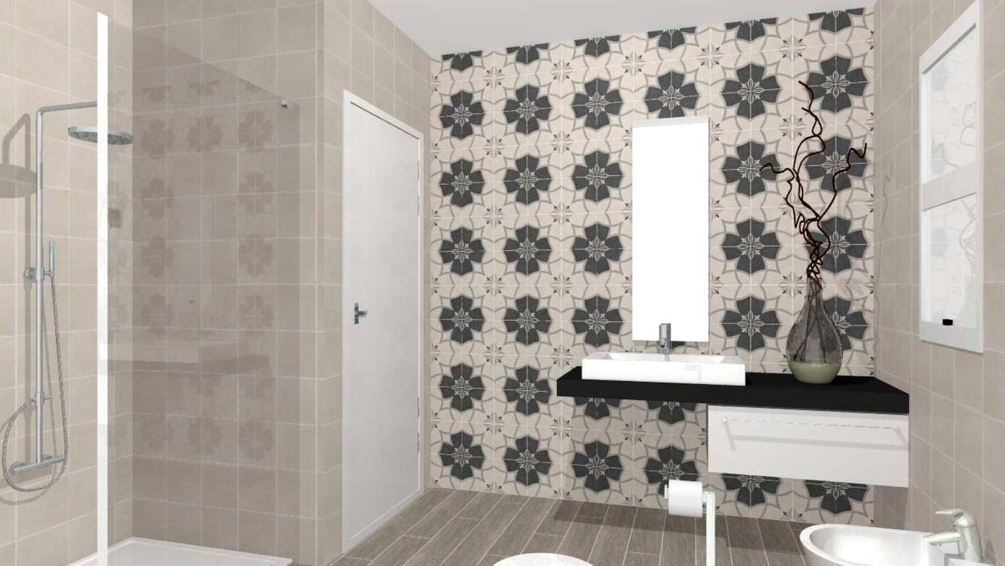 TWENTIES CREST TILE 20X20 – SQM