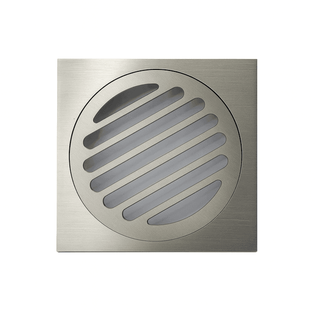 Brushed Nickle Floor Wastes - Grate Style (80mm/110mm)
