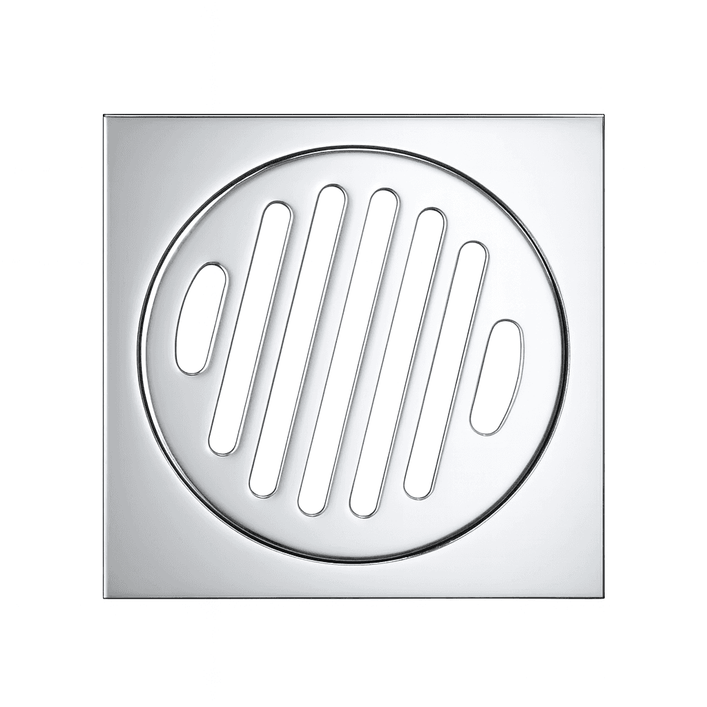 Crome Floor Wastes - Grate Style (85mm/110mm), photo 1