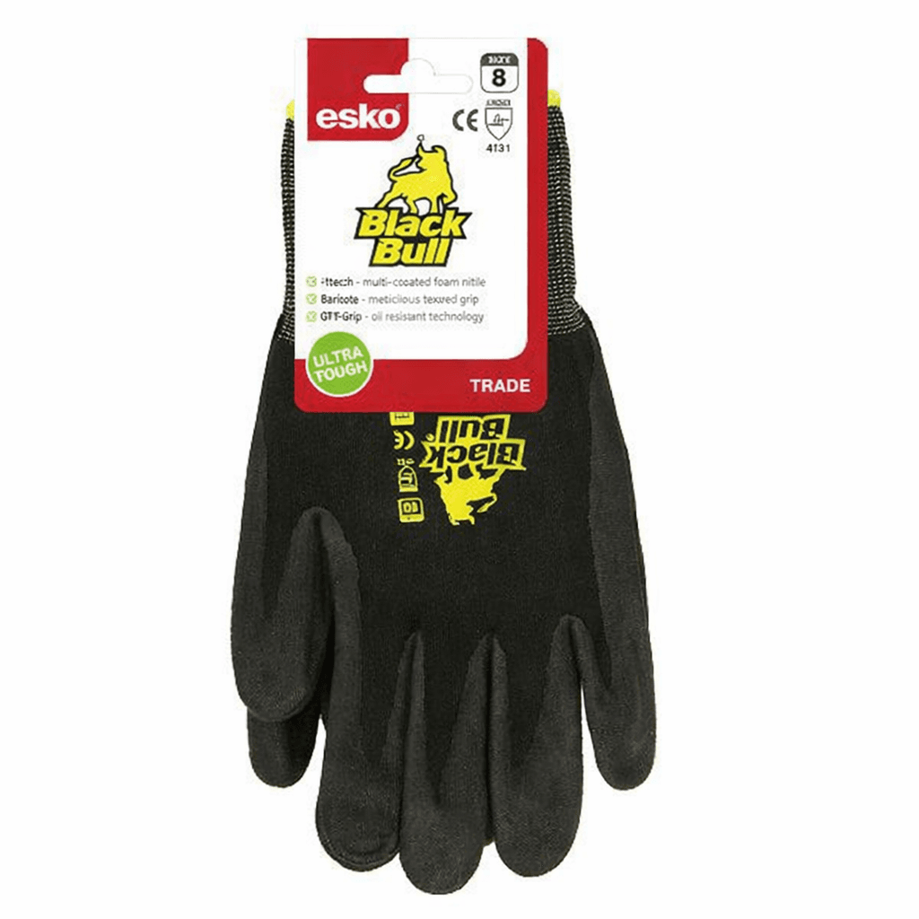Esko Black Bull Nitrile Glove Header, photo 1