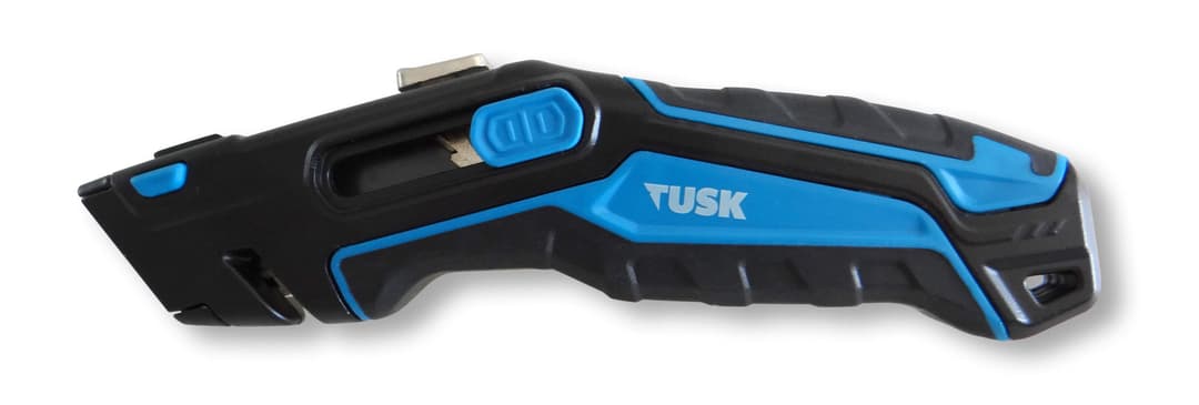 Retractable Utility Knife with 3 pcs blades TUSK, photo 1