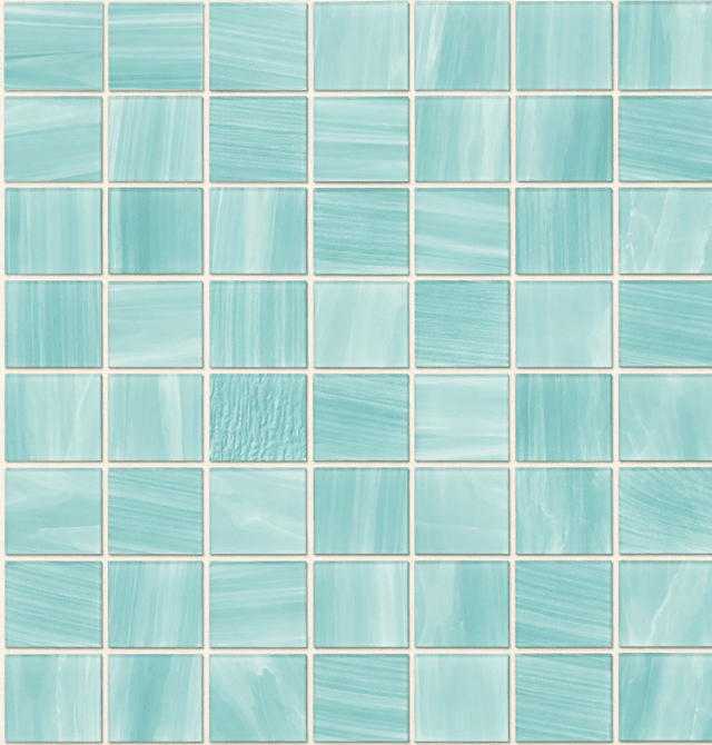 Stella Glass Mosaic Tile - Turquoise SHEET