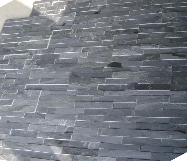 T-Stone Slate Wall Panel Black 15x60x1.5cm
