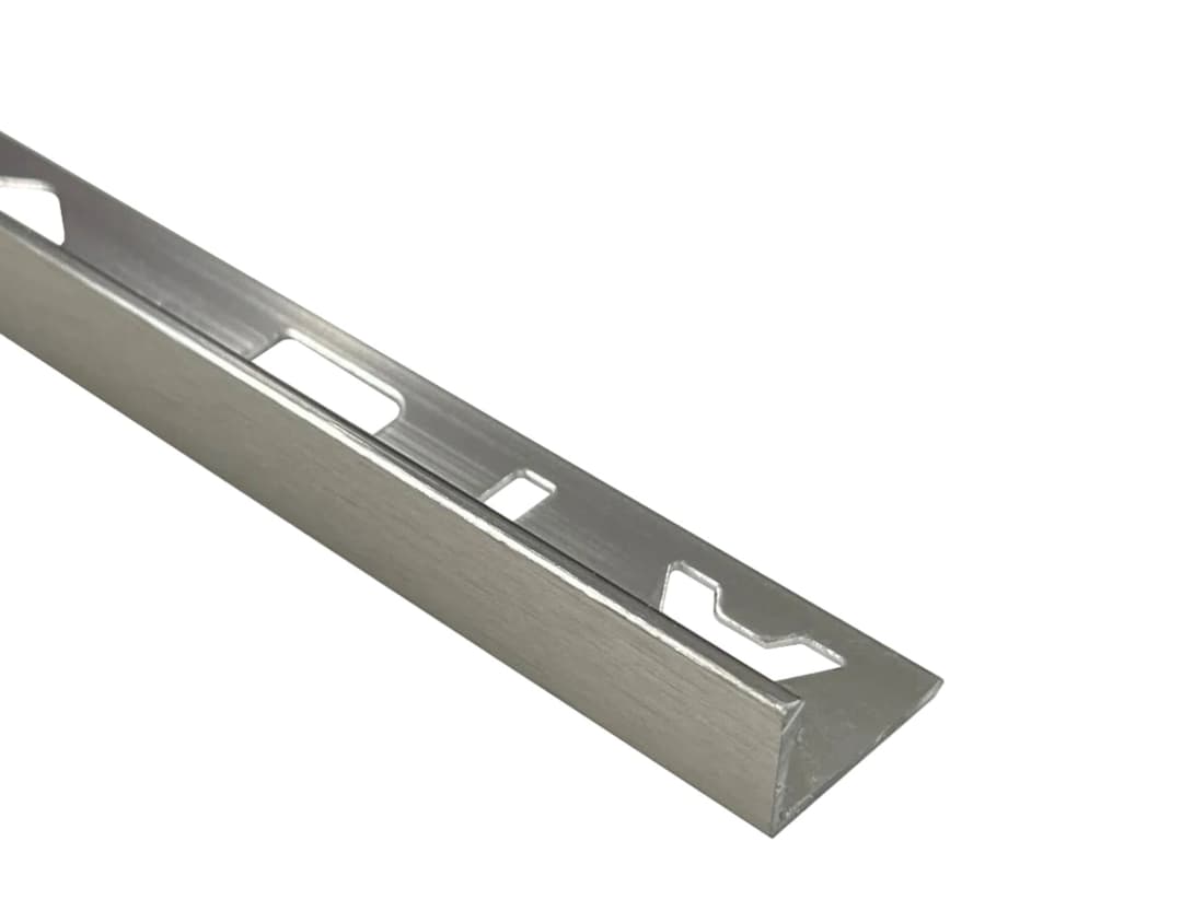 Tile Trim Brushed Nickel 8-15mm, photo 1