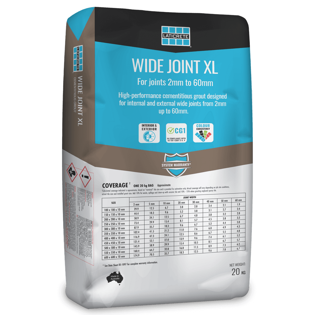 WIDE Joint XL Grout 20kg (2-60mm)