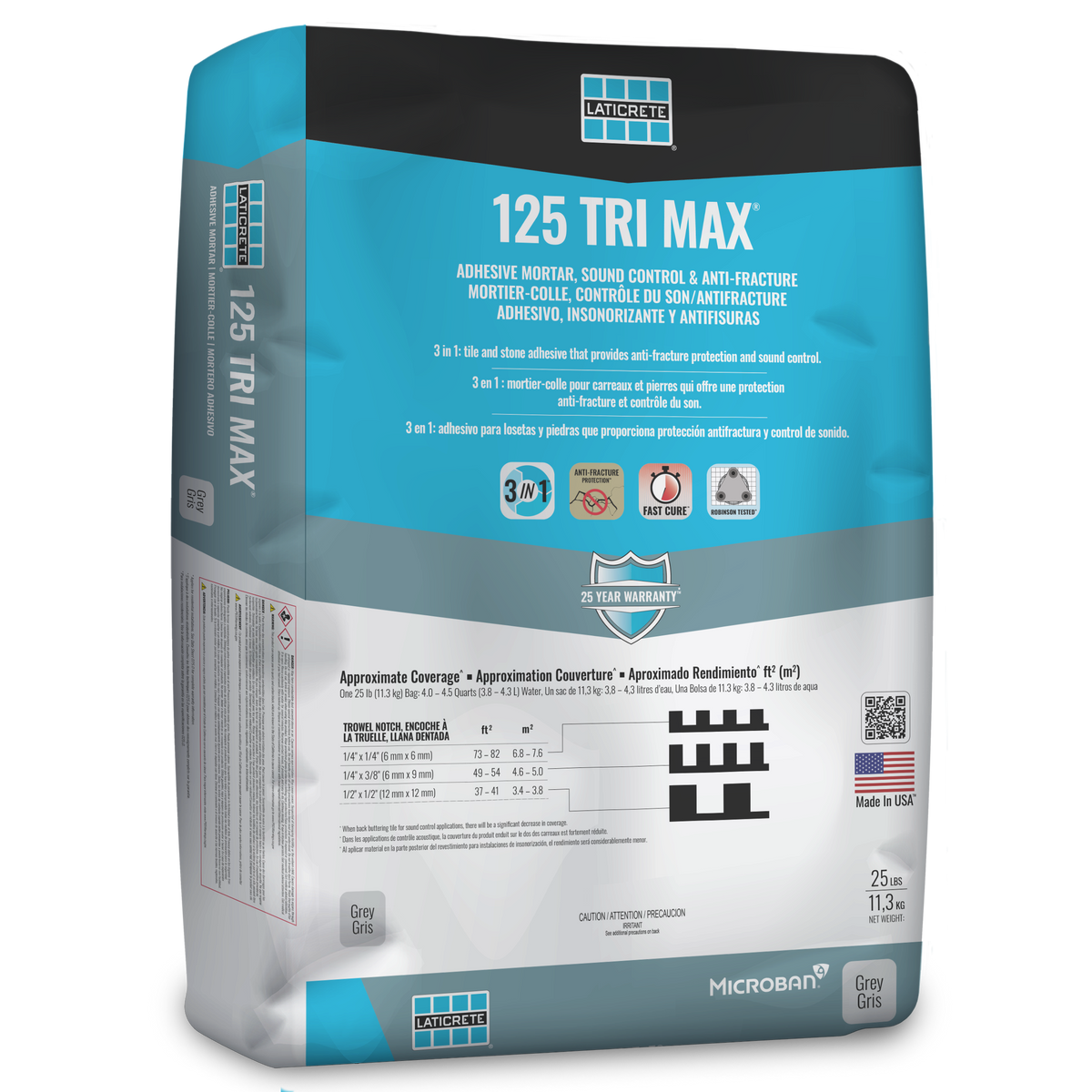 125 TRI MAX Acoustical & Crack Isolation Adhesive 11.4kg