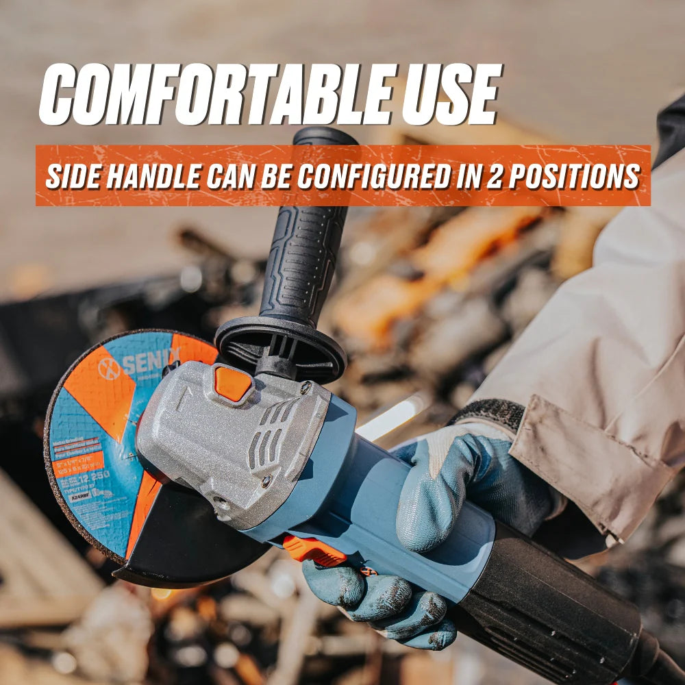 Senix AC Corded 1010W 125mm Angle Grinder