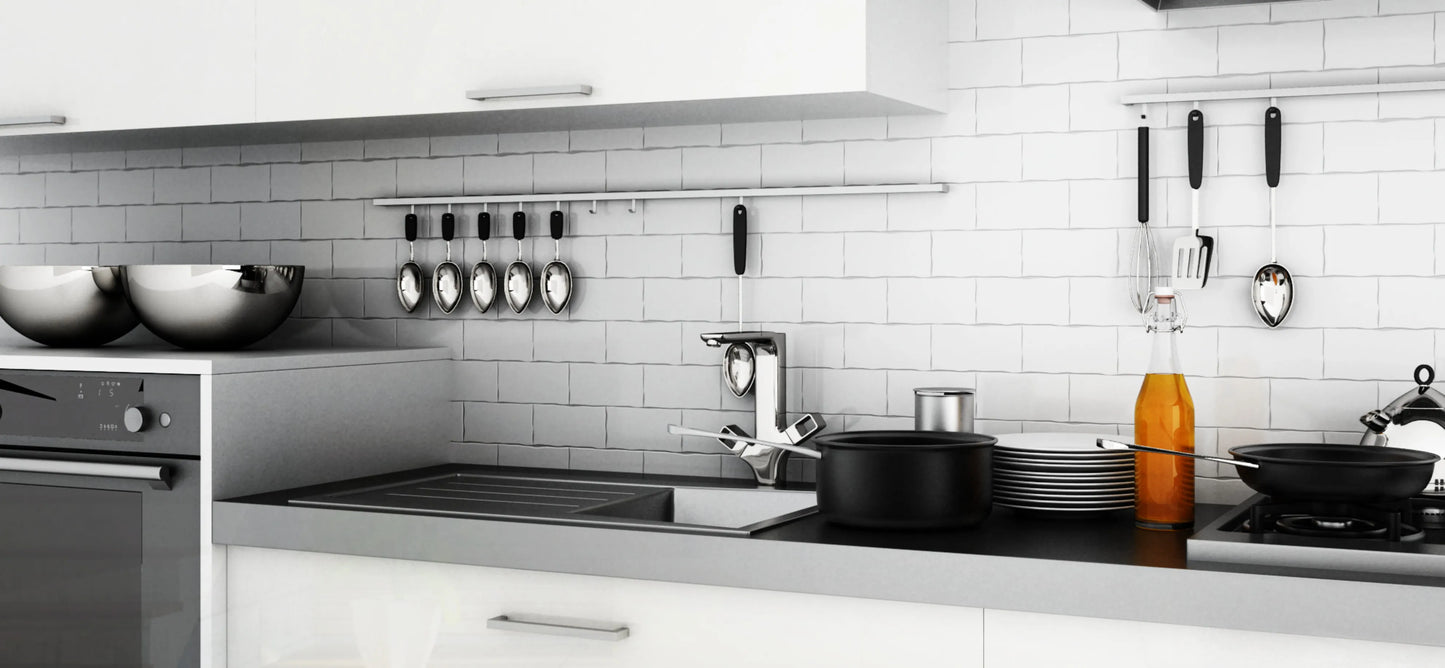 Metro White Wave Matt 7.5x30cm