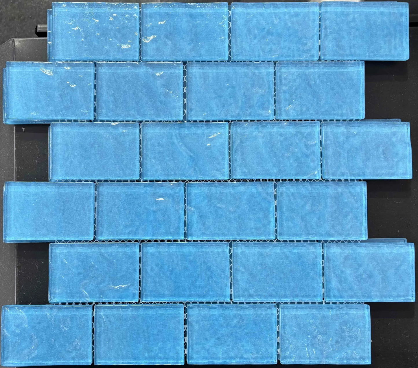 Bali Glass Mosaic Azure 4.8x7.3cm | sheet