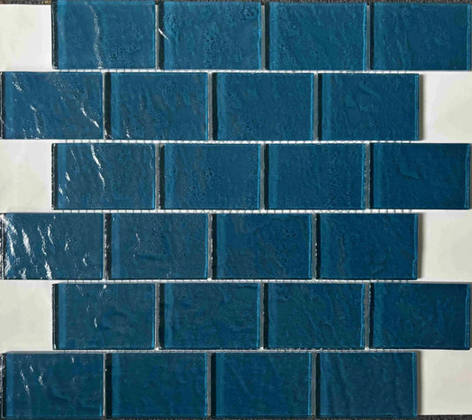 Bali Glass Topaz Mosaic 4.8x7.3cm | sheet