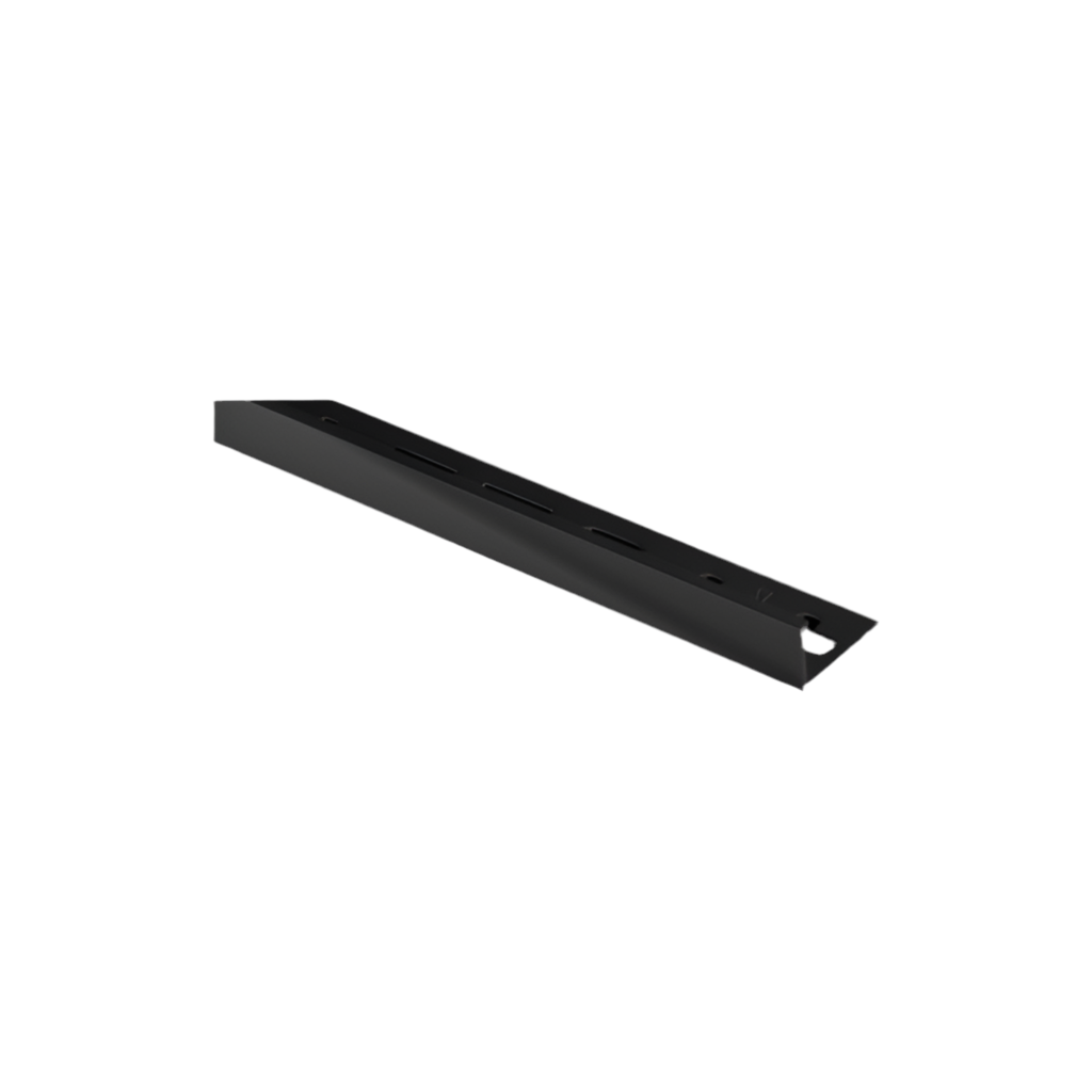 Tile Trim Polished Black 8-22mm