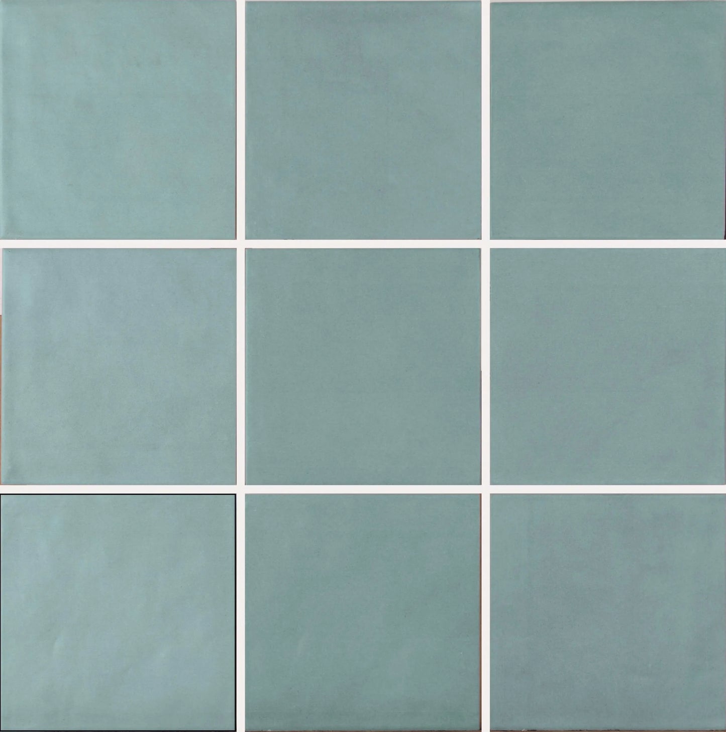 Contemporary Aqua Sea 15x15cm | m²