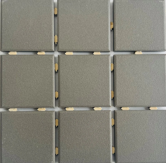 Suki Charcoal Mosaic 4.8x4.8cm (Dot Mount) | sheet