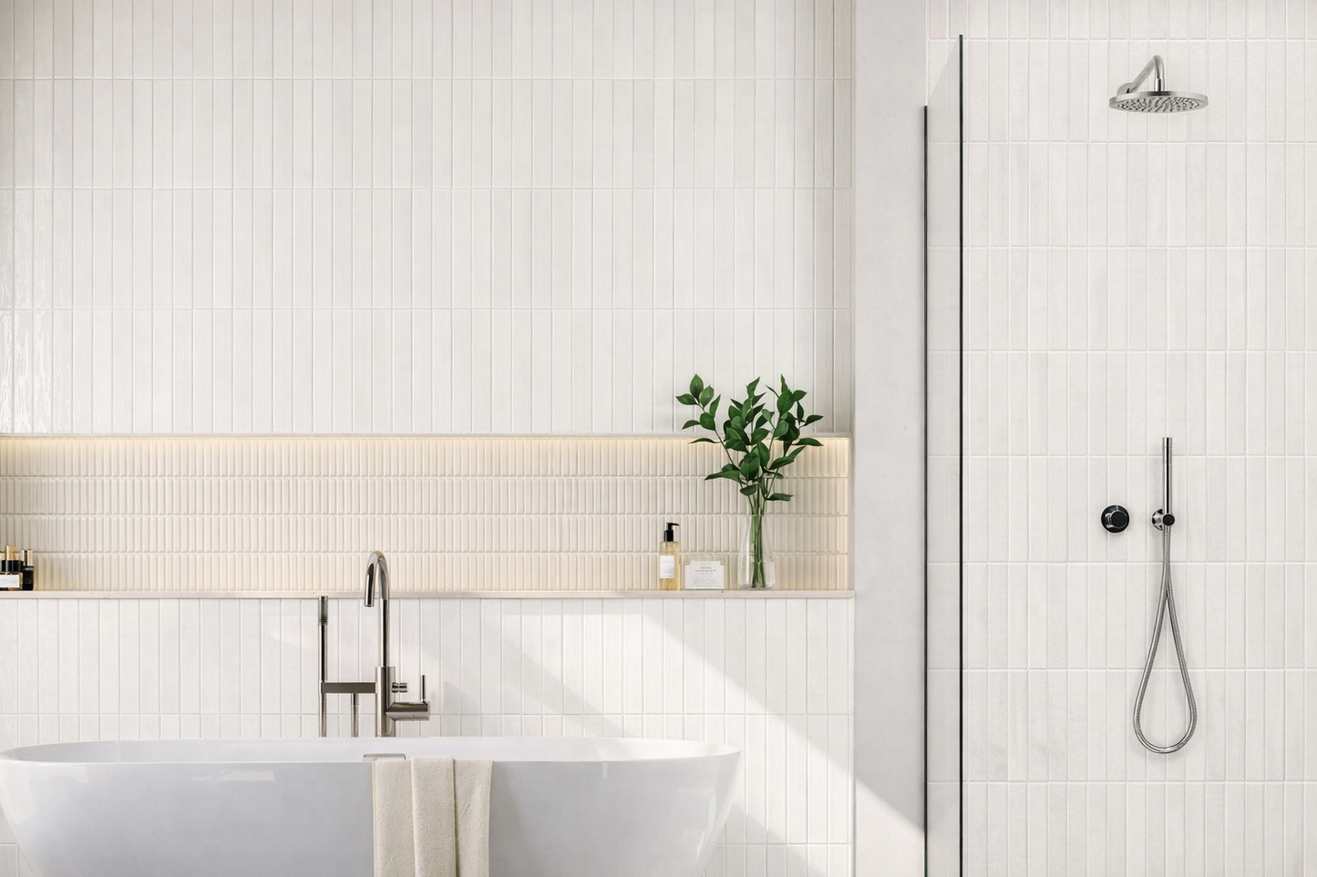 Country Blanco Matt 6.5x40cm | m²