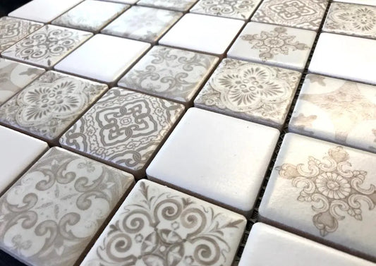 Chateau Fleur Grey Mosaic 30X30cm | sheet