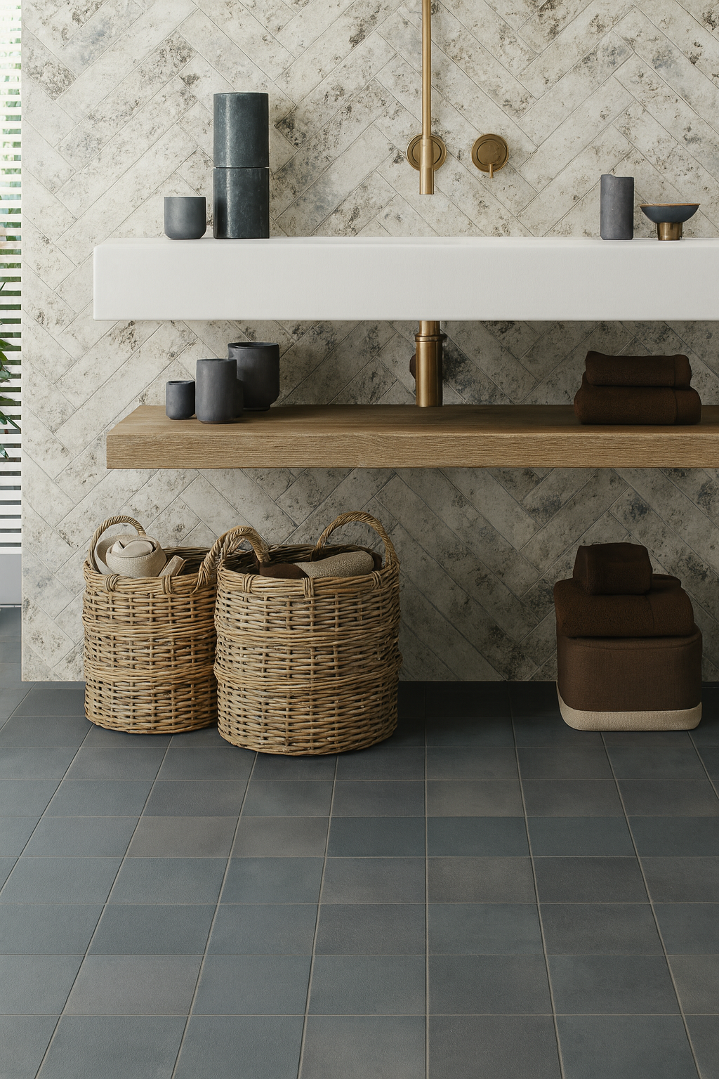 Contemporary Bluestone 15x15cm m²