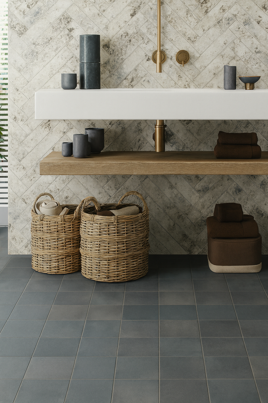 Contemporary Bluestone 15x15cm m²