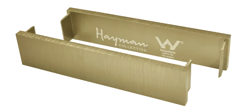 Aluminium Drain End Caps (2pc)