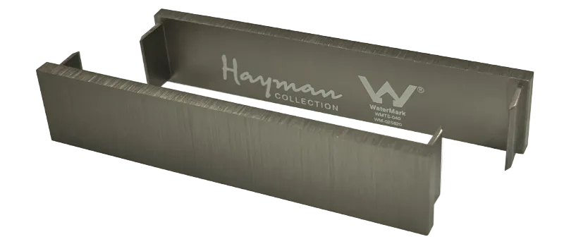 Aluminium Drain End Caps (2pc)