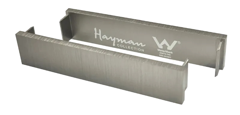 Aluminium Drain End Caps (2pc)