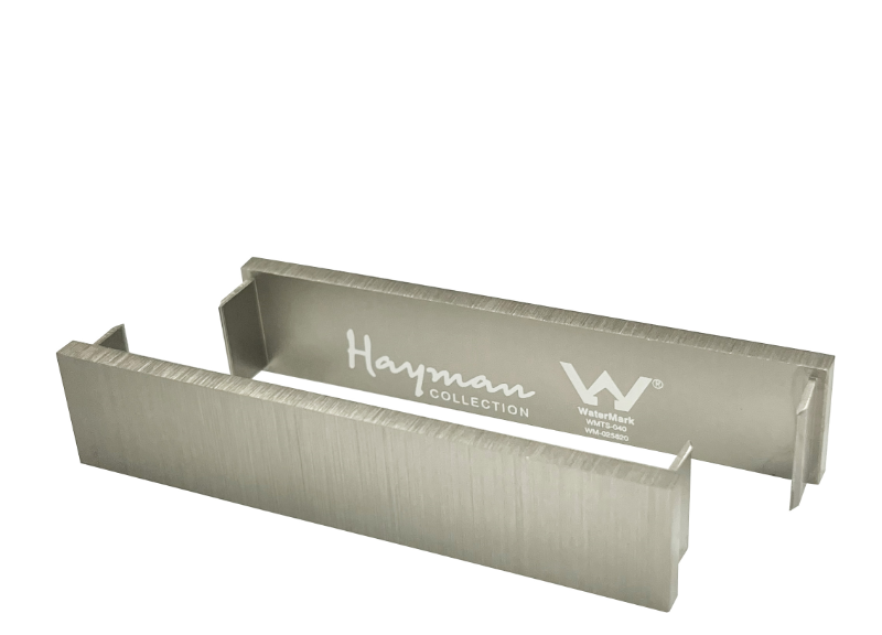 Aluminium Drain End Caps (2pc)