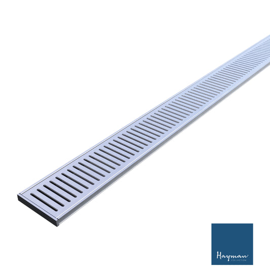 Hayman Aluminium Drain Grate 3m X 100mmX 14mm