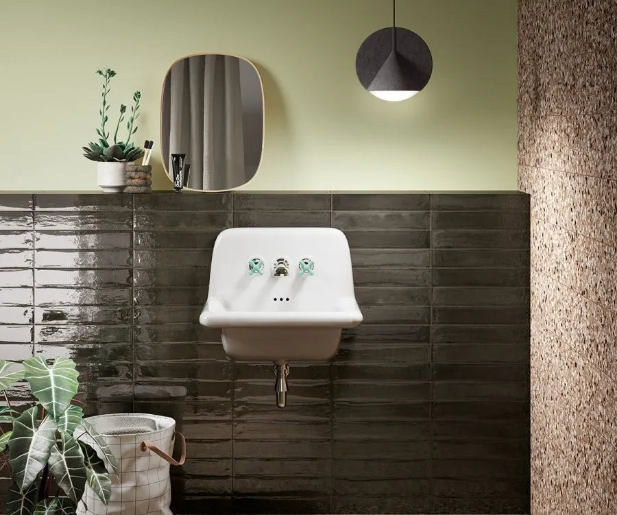Framment Nero Gloss 7.5X40cm | m²