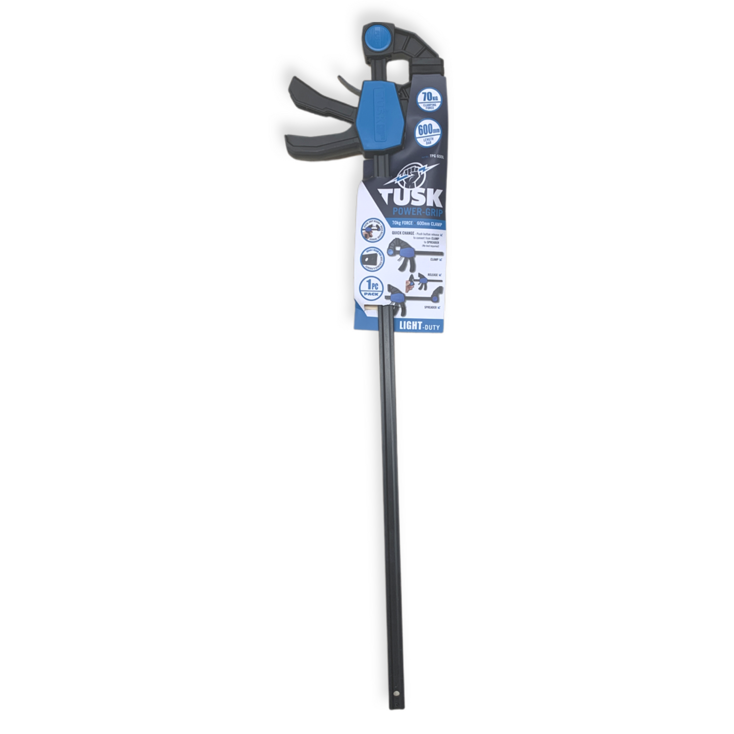 Power Grip Clamp 70kg 600mm length 1pc pack