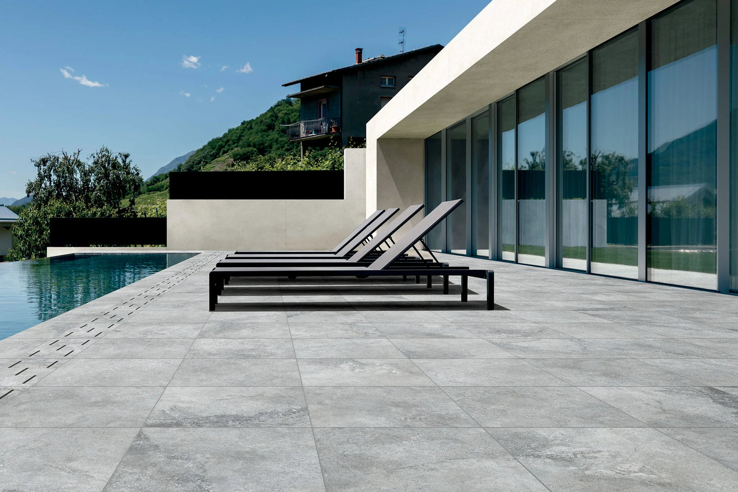 Mars Cinder Antislip Paver 60x60x2cm | m²