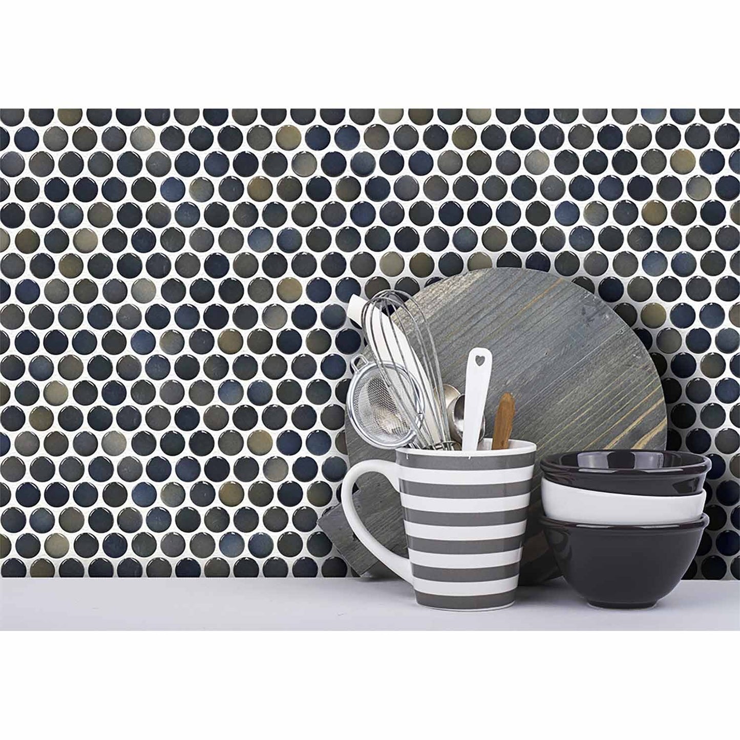 Penny Mosaic Ocean 290mm x 294mm | Sheet