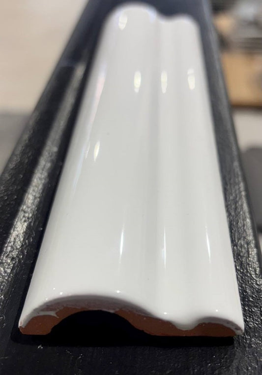Moldura Curva White 5x20cm | unit