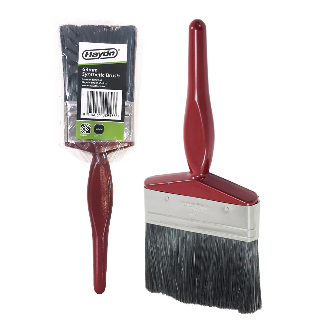 Synthetic Red Paint Brush