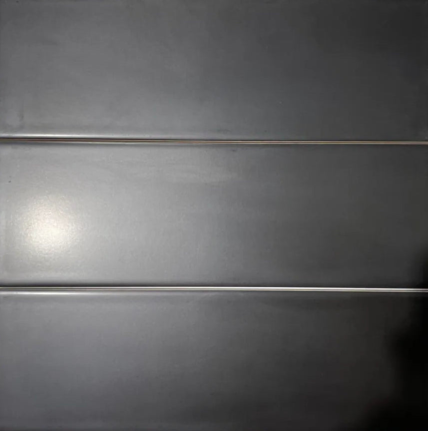 Sassy Matt Black Plain 75×300mm
