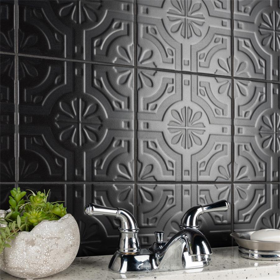 Triplex Real Black 20×20cm | m²