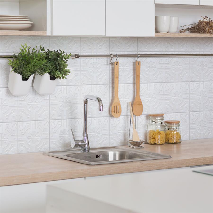 Triplex Real White 20×20cm | m²