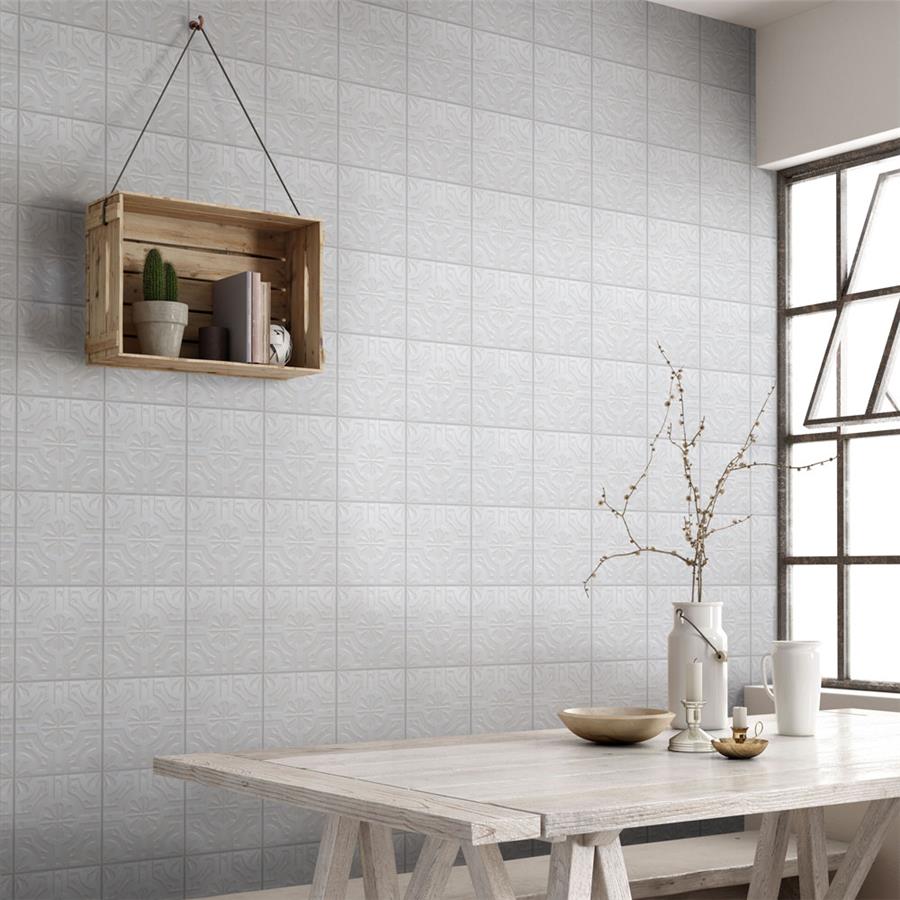 Triplex Real White 20×20cm | m²