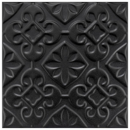 Triplex Valverde Black Wall Tile 20×20cm | m²